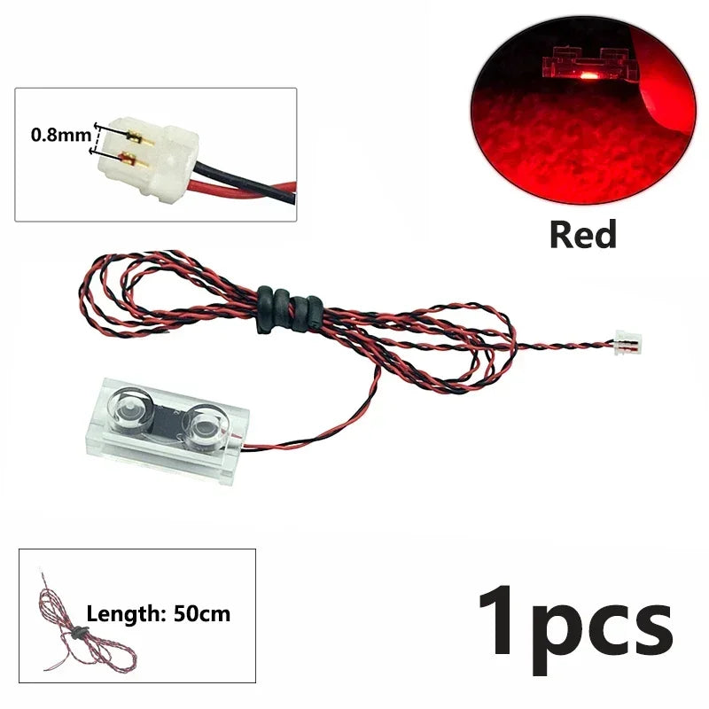 Flash Lamp City Street Light Bricks DIY 0.8mm Pin 1x1 1x2 1x4 Length 50cm SMD LED 2835  Remote Control Building Block