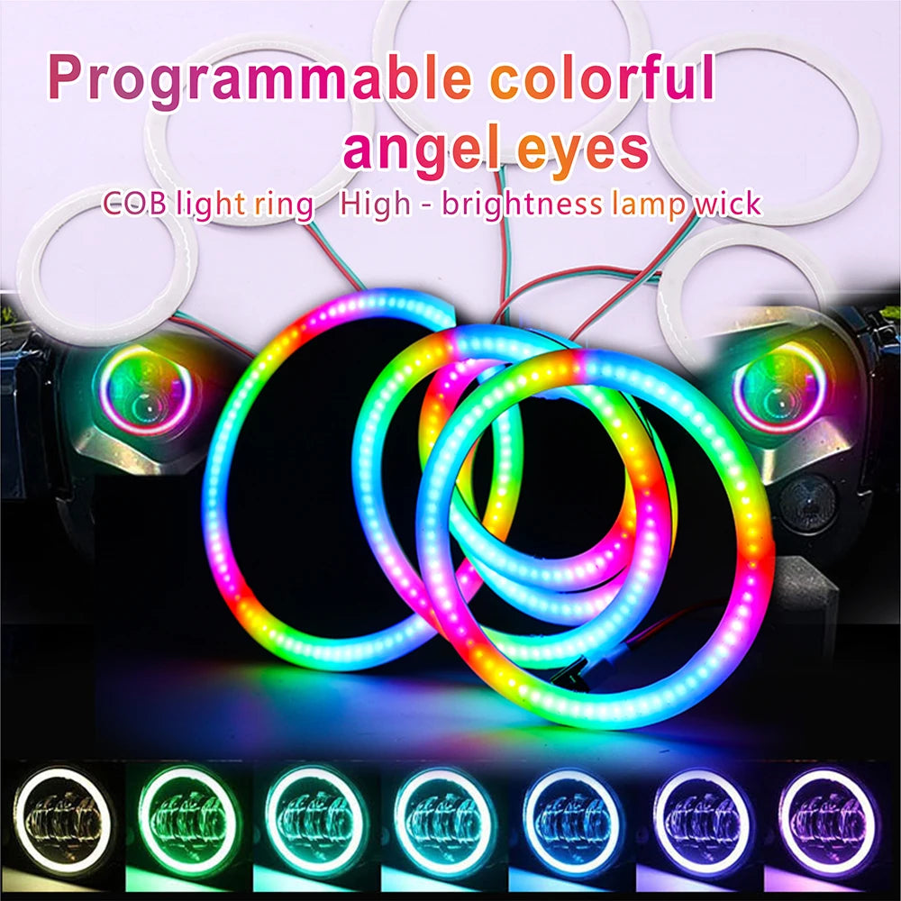 WS2812B LED Pixel Ring 18/36/54/72/90Leds Individually Addressable WS2811 Built-in IC Smart DC5V Rgb FCOB PCB