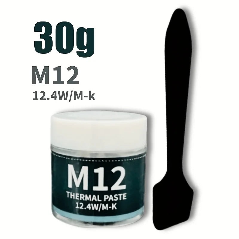 Thermal Paste Performance Thermal Conductive Grease Paste 12.4 W/MK 1/4/8/15/30g For Game PC PS5 CPU GPU Cooling