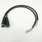 M8 2 3 4 5 6 Pin DC Electric Bicycle Butt Joint Plug waterproof female male Connector Wiring Scooter Brake Cable Signal 20CM