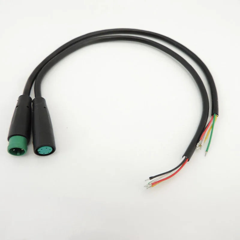 M8 2 3 4 5 6 Pin DC Electric Bicycle Butt Joint Plug waterproof female male Connector Wiring Scooter Brake Cable Signal 20CM