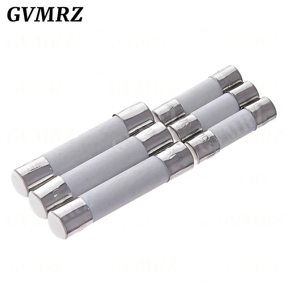 10PCS 5X20MM 6X30MM Fast Blow Ceramic Fuse 5*20mm 250V 0.1A 0.25A 0.5A 1A 1.5A 2A 2.5A 3A 3.15A 4A-30A Slow Break The Fuse Tube