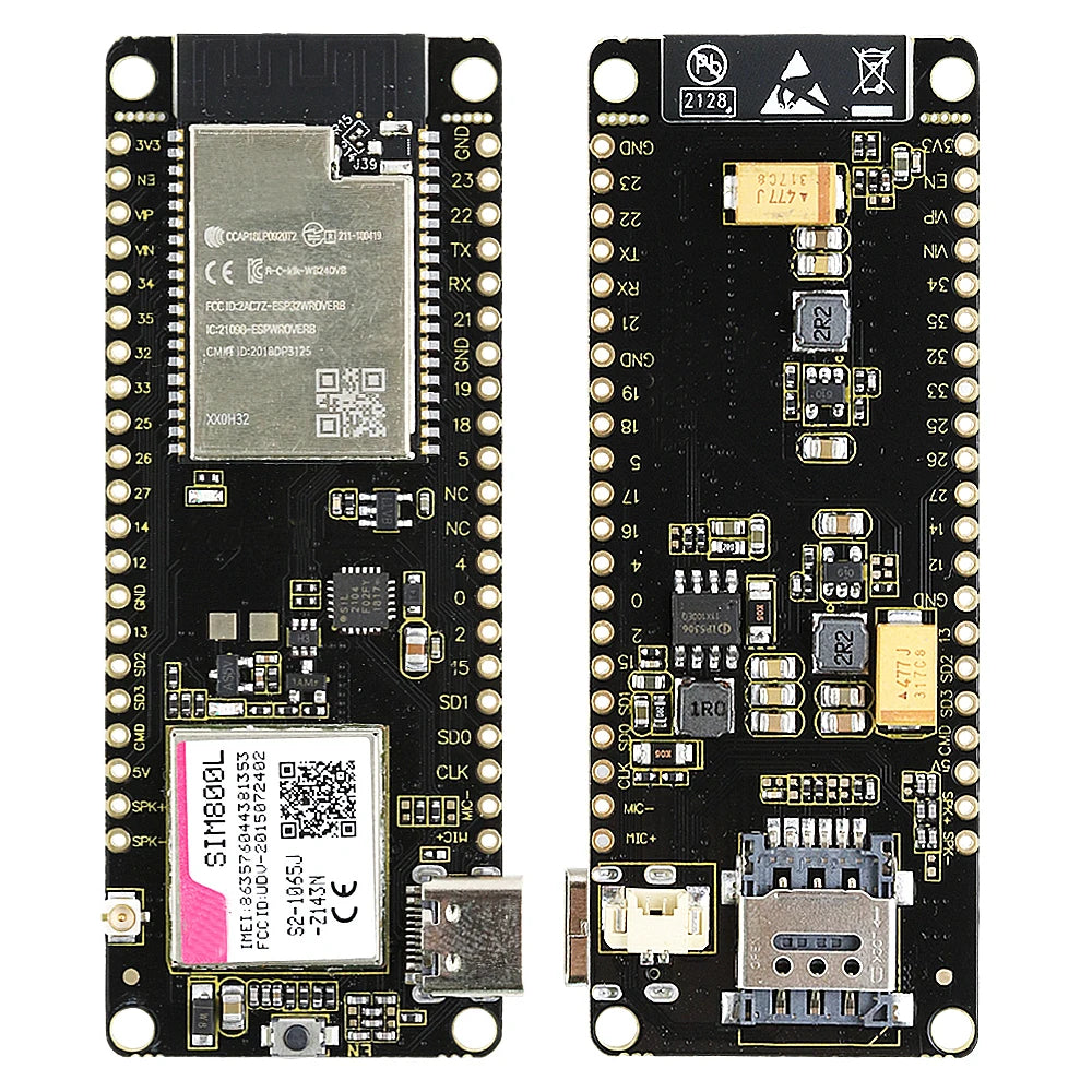 SIM800L GSM GPRS Module for ESP32 Development Board WiFi Bluetooth Modules SIM Antenna SIM Card Type-C DC3.6-5V