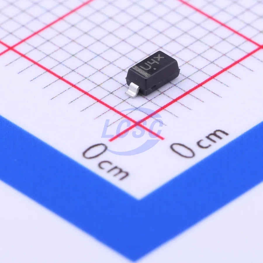 20-100Pcs/Original MMSZ5V1T1G Mark Code U4 Freestanding Zener Diode 5.1V 500mW ±5% Surface Mount SOD-123