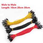 10pcs 10/20/30cm 2.54mm Color Optional DIY Electronic Breadboard Dupont Cable for Arduino Male Female Dupont Jumper Wire