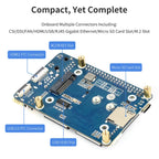 Mini Base Board for Raspberry Pi Compute Module 4 CSI DSI FAN USB HDMI-Compatible RJ45 Gigabit Ethernet M.2 Slot for CM4