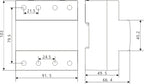 Samwha-Dsp AVR-3S-XXA 3x380V+Nuetral Adjustable Current & Voltage Non-sync Relay 63A,80A,100A