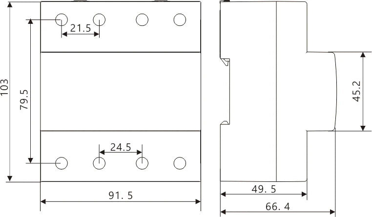Samwha-Dsp AVR-3S-XXA 3x380V+Nuetral Adjustable Current & Voltage Non-sync Relay 63A,80A,100A