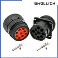 1 Set Deutsch 9 Pin Waterproof Auto Connector Diagnosctic Tool Circular Plug HD16-9-1939P HD16-9-1939S For Track J1939