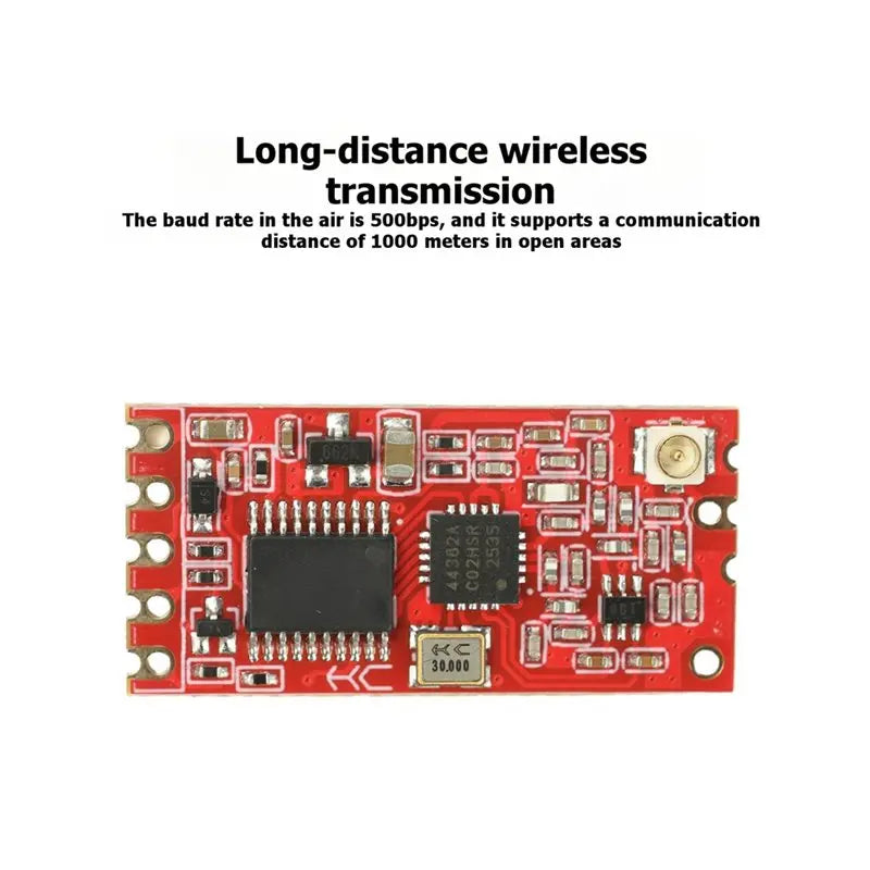 HC-12 1000M Long Range Wireless Serial Communication Module SI4438 RF Transceiver UART 433Mhz For Industrial Automation