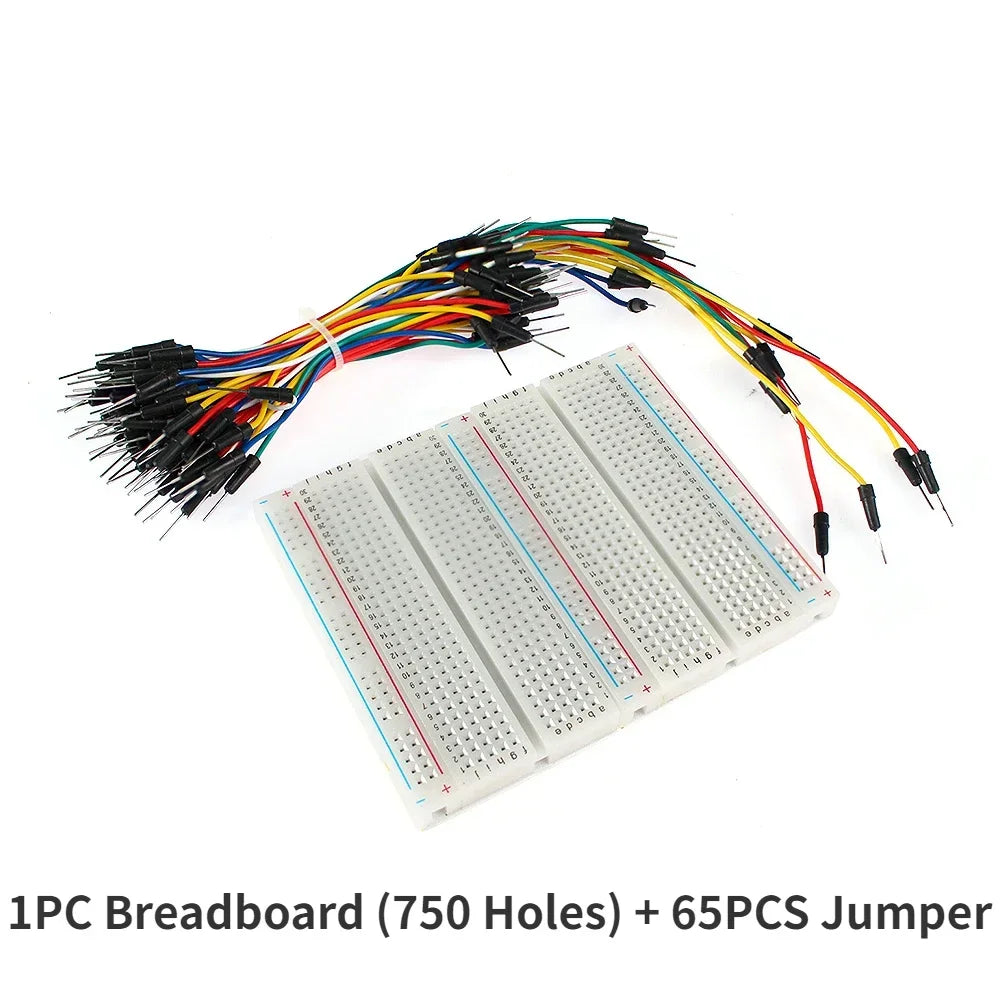 400/750/830Tie DIY PCB Breadboard Kit Jumpers 65/140pcs Wires Mini Test Protoboard for DIY Test Circuit Board Electronic Kits