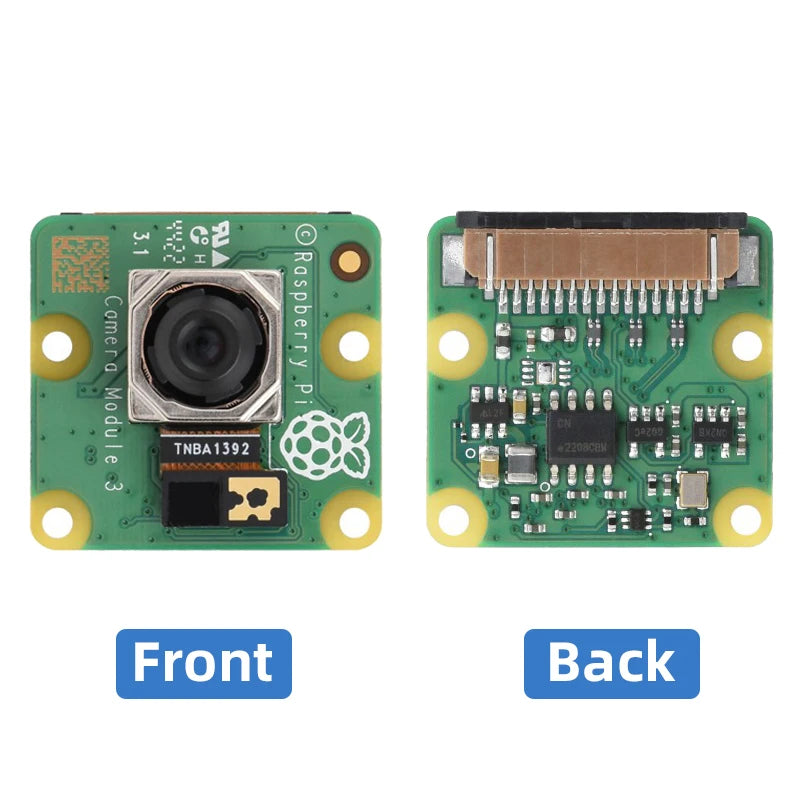 Official Raspberry Pi Camera Module 3 12MP IMX708 Sensor Auto Focus SNR DPC PDAF Optional 75° 120° NoIR Night Vision for Pi 4B