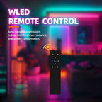 DOMRAEM Addressable WLED WiFi LED Remote Control - ESP-NOW 30M Range, Low-Power, 4-Scene Memory, App-Free Control,RGB IC Control
