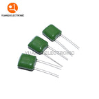 50Pcs 100V Polyester Film Capacitor 330PF 470PF 560PF 102 222 472 103 223 333 473 104 1NF 2.2NF 10NF 22NF 47NF 100NF 0.1UF