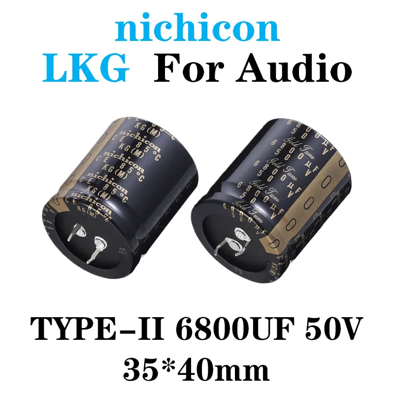 nichicon LKG 25V 35V 50V 63V 100V TYPE Super Through Audio capacitor 1000UF 2200UF 4700UF 6800UF 8200UF 10000UF 12000UF 22000UF