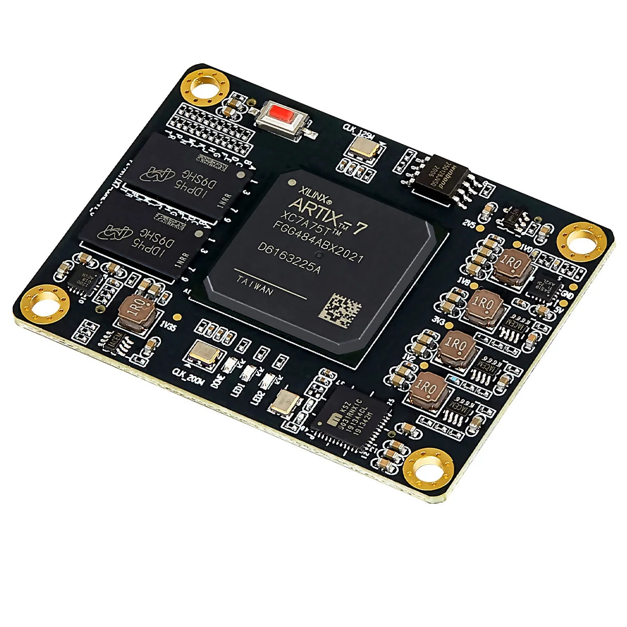 PUZHI SoM 7A035 7A075 : Xilinx SoC Artix 7 35T 75T FPGA Core Board Industrial Grade System on Module