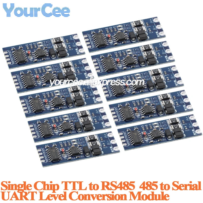 10pcs/1pc TTL Turn RS485 485 to Serial UART Level Mutual Conversion Hardware Automatic Flow Control Board Module