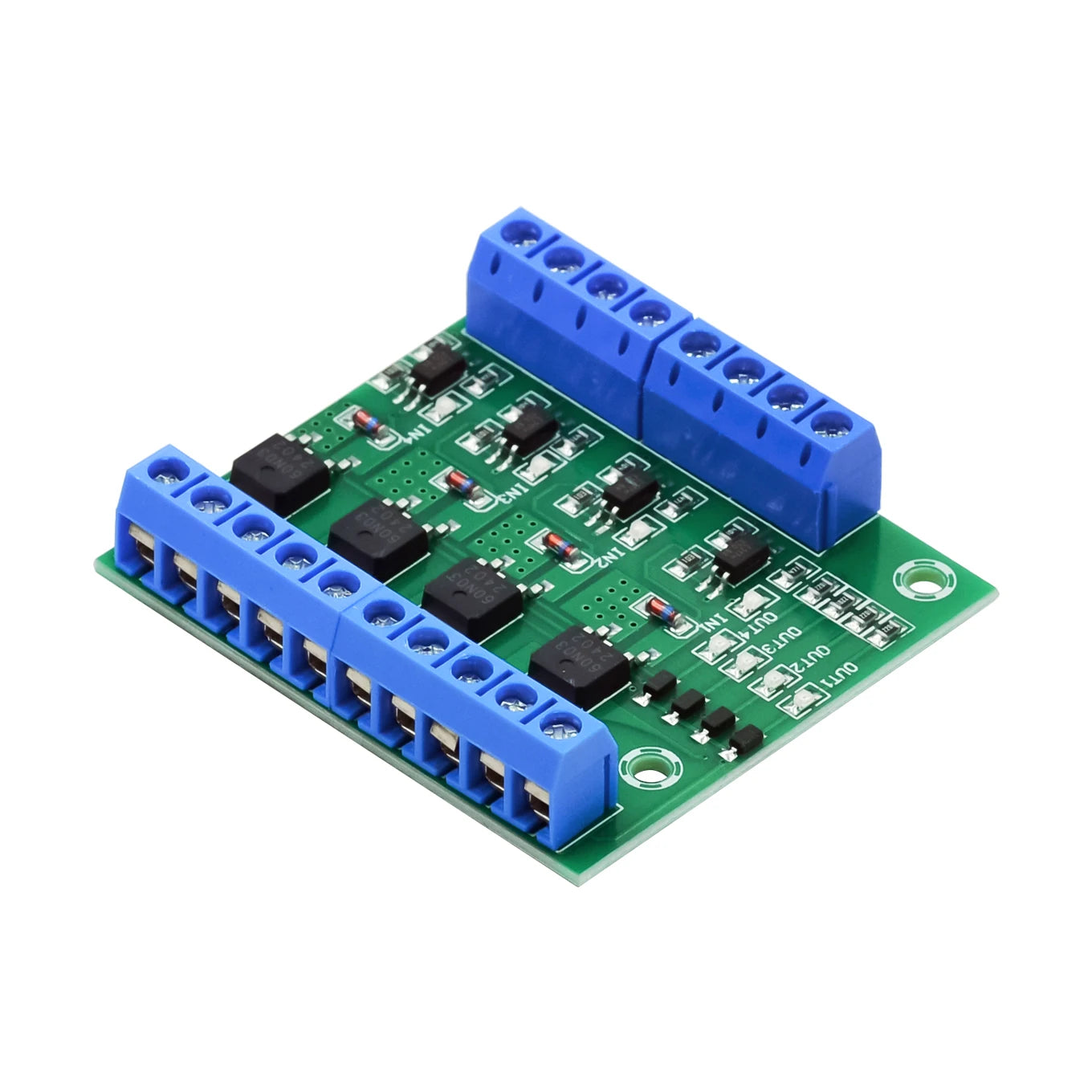 4 channel switch tube module PLC amplifier circuit board high power optocoupler isolation