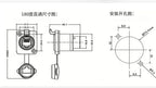 Waterproof CAT6A RJ45 Plug Socket Industrial Ethernet Cable Extender Adapter Category 6 Network Interface Panel Module Connector