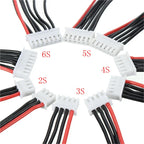 10pcs XH 2S 3S 4S 5S 6S Silicon 22AWG Solder-free 10-30CM LiPo Battery Balance Charger Extension Cable Balance Charging Wire