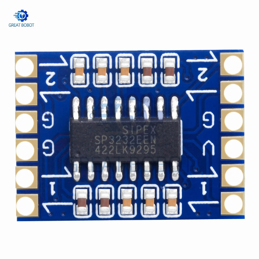 SP3232 RS232 to TTL Bidirectional Level Shifter 3-5.5V Wide Voltage Serial Adapter for Arduino DIY Module