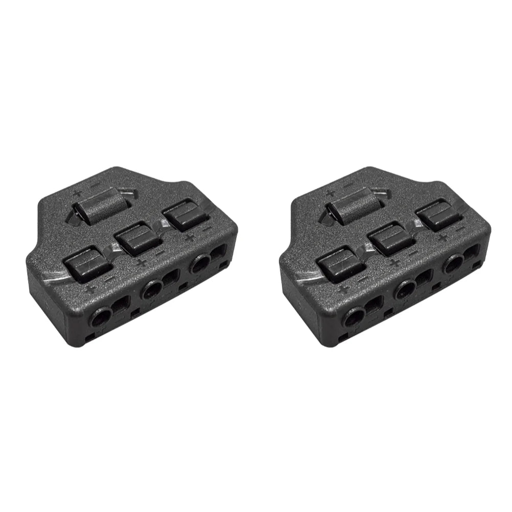 3/6 Ports Push-in Fast Quick Wire Connector Distribution Wiring Cable Splitter for LED Lighting Terminal Block