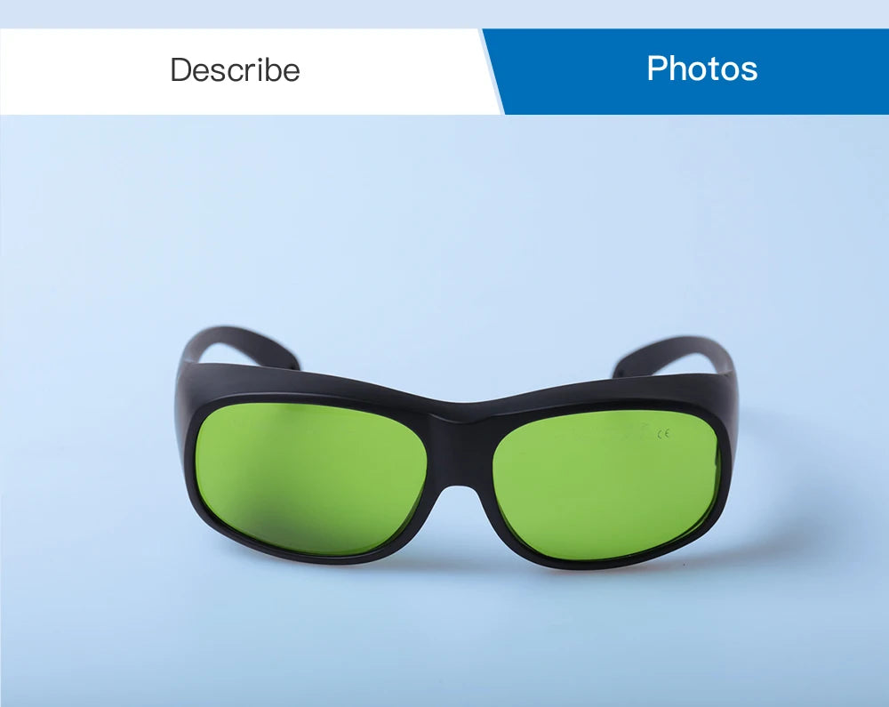 Fonland 1064nm Laser Safety Goggles Protective Glasses Shield Protection Eyewear LPYHP2 800nm-1100nm For YAG DPSS Fiber Laser