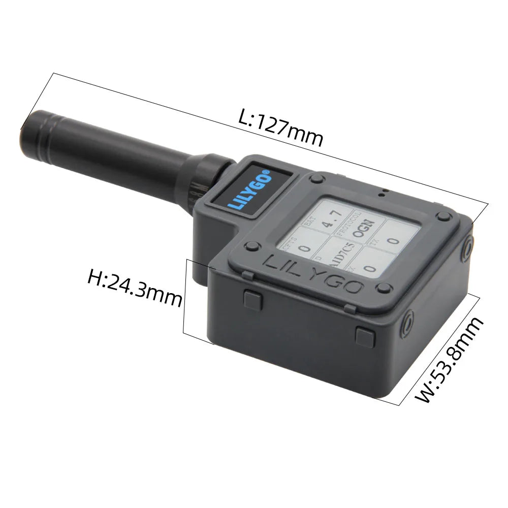 T-Echo LoRa SX1262 Wireless Module 433/868/915 trillion 1.54 Electronic Paper Global Positioning System RTC NFC BME280
