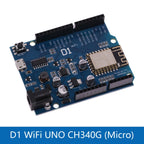 ESP-12E WeMos D1 R2 UNO R3 CH340 CH340G WiFi Development Board Based ESP8266 Shield Smart Electronic For Arduino Compatible IDE