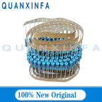 20PCS Metal Film Resistor 1W 1% 10R 100R 220R 1K 1.5K 2.2K 4.7K 10K 22K 47K 100K 100 220 1K5 2K2 4K7 Ohm Resistance 0.1R-2.2M