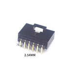100pcs MX2.54mm dupont Housing wt Latch Right Angle Straight Wafer Single Row Pin Header Terminal 2543 TJC8 2P 3P 4P 5P 6P 12P