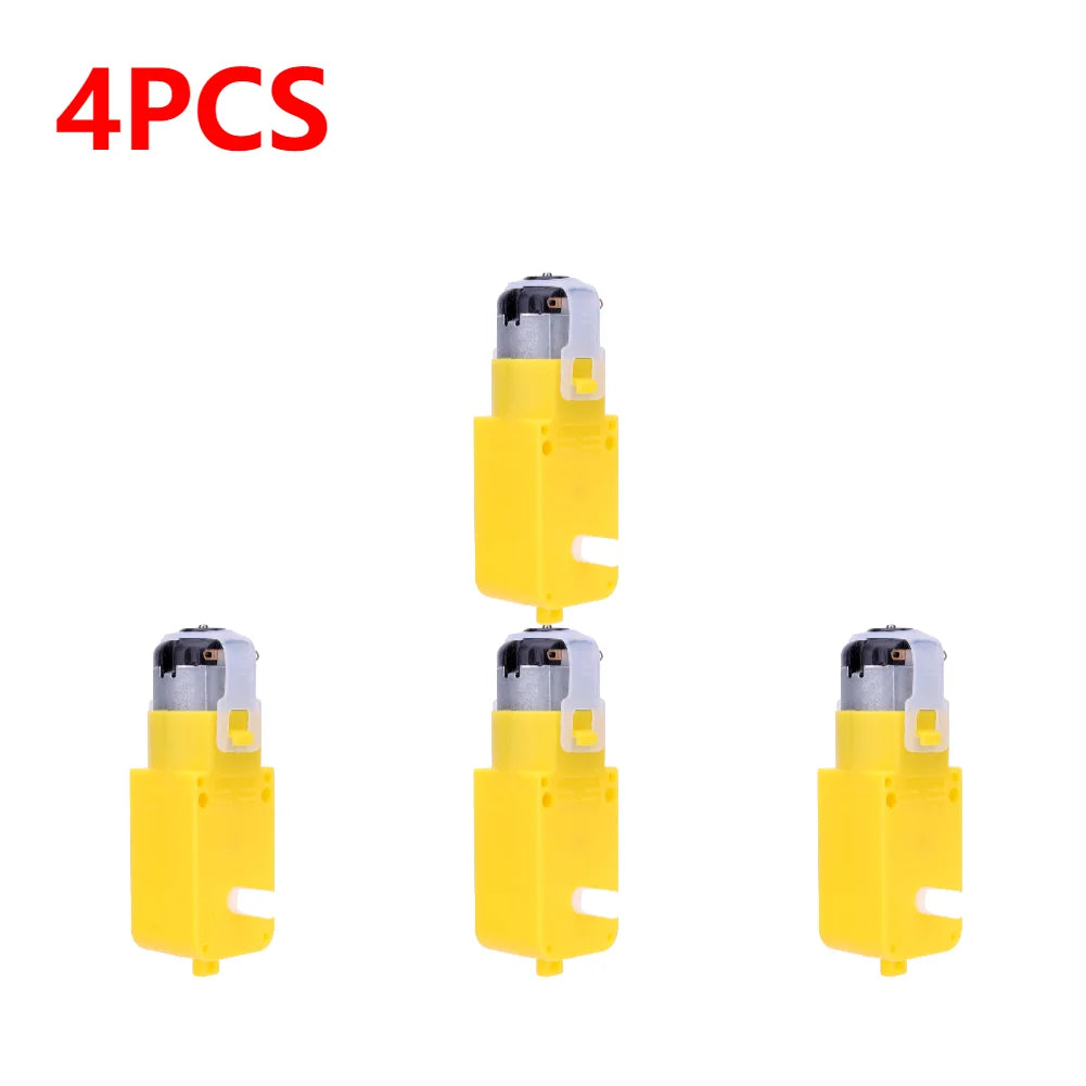 1-5PCS TT Motor 130motor Smart Car Robot Gear Motor for Arduino DC3-12V DC Gear Motor Intelligent Car Chassis Four Drive Car Hot