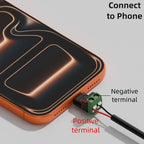 Solderless Plug USB C to 2Pin Terminal Adapter Screw Micro Type-C Male to 2 Pin Crimp Terminal Block 5V Charging Conversion