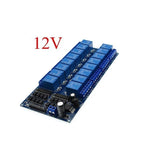 16 channel relay module with optocoupler protection LM2596 power control board module 5V or 12V for arduion raspberry