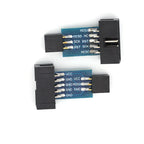 MGQH USBASP USBISP AVR Programmer USB ATMEGA8 ATMEGA128 ATtiny/CAN/PWM 10Pin Wire Module DIY + 10Pin To 6 Pin Adapter Board