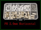 1Box SH 1.0/JST 1.25mm/ZH 1.5mm/PH 2.0mm/SM/SYP/XH 2.54mm/VH 3.96mm Pitch Male Female Housing Terminal Pin Header Wire Connector