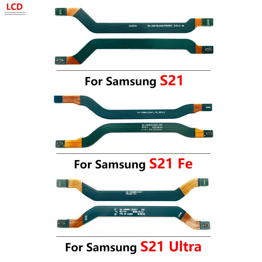 NEW For Samsung S21 Plus G996U S21 S21 Fe S21 Ultra Main FPC LCD Screen Display Connector Mainboard WI-FI Antenna Signal Flex