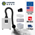 KNOKOO Soldering Fume Extractor FES150 Welding Smoke Absorber Air Purifier for Keratin Nail Salon Vacuum, Laser and 3D Printing