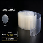 Clear PVC Of 18650 Battery Packs Heat Shrink Tube  30-300mmWidth,  Insulated Protection Film Wrap lithium Case  Sleeve