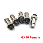 GX16 GX12 GX20 2P/3/4/5/6/7/8 Pin Female Male Air Aviation Connector Power Cable Electrical Plug Socket