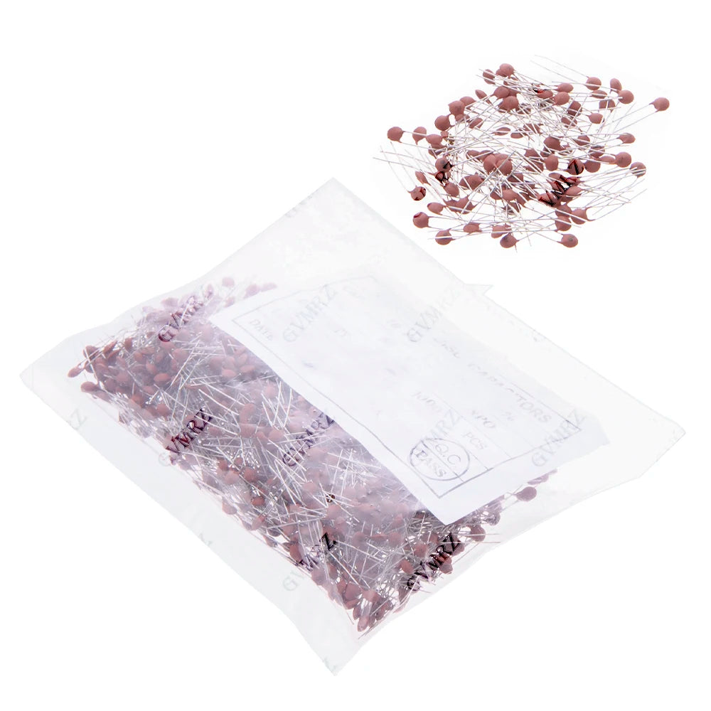 100PCS/1000PCS 7PF 6PF 5PF 50V Ceramic Disc Capacitor Radial Lead Multiple Capacitance Options 1PF-100NF 10PF