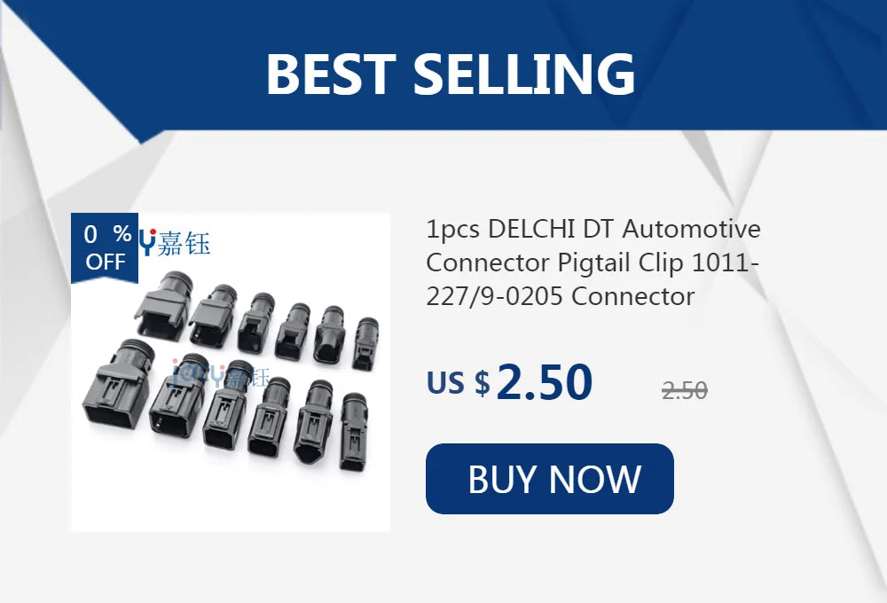 Deutsch Waterproof Connector with Fixed Flange Plug DT04-2P-L012 DT04-4P-L012 DT04-6P-L012 DT04-8P-L012 DT04-12P-L012 DT06-2S