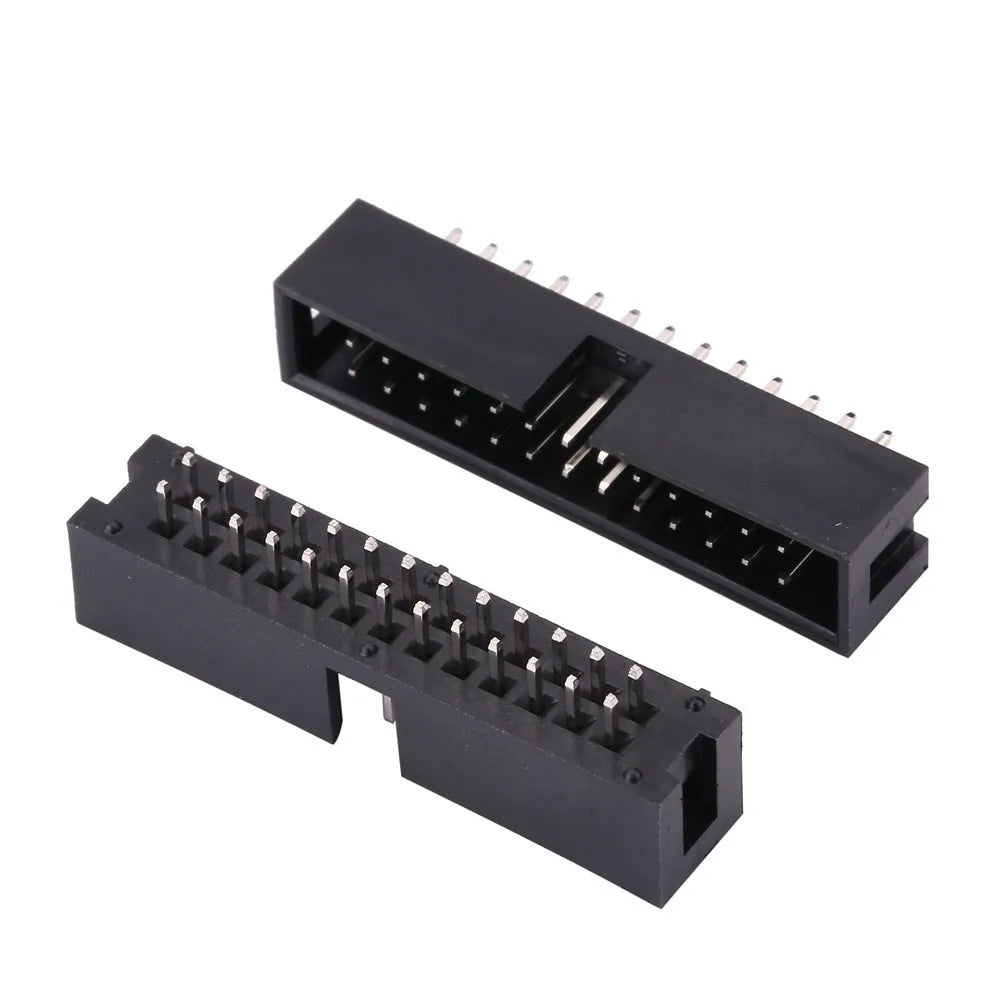 FC 6/8/10/12/14/16/18/20/24/26/30/34/40/50/60/64Pin 2.54mm Pitch Female IDC Socket Connector Ribbon Cable DC3 Header Male Socket