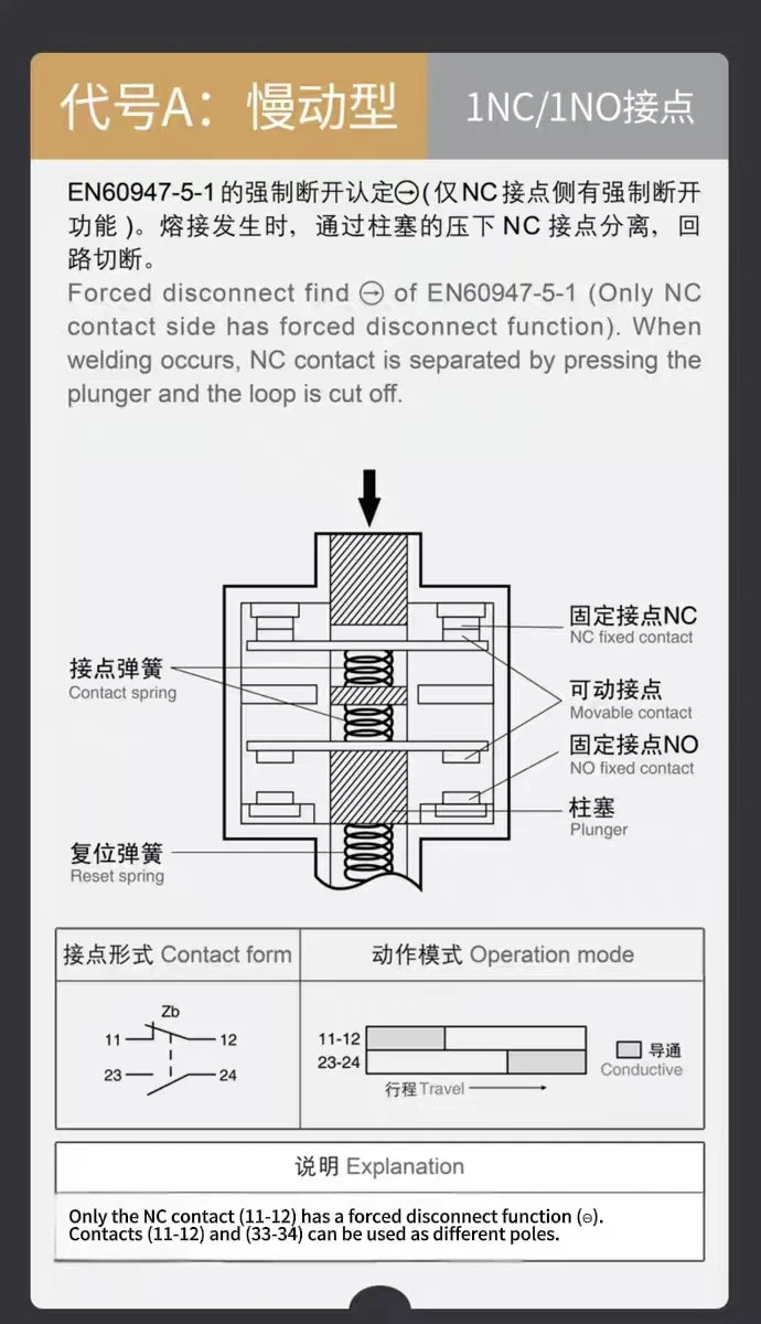 CNTD C4N-4308HNR C4N-4A2HR Manual Reset Limit Switch Travel Switch for CNC Machine and Mechanical Equipment