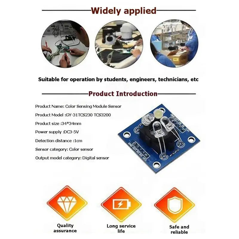 GY-31 TCS3200 Color Recognition Sensor Module Detector Board-Y41A
