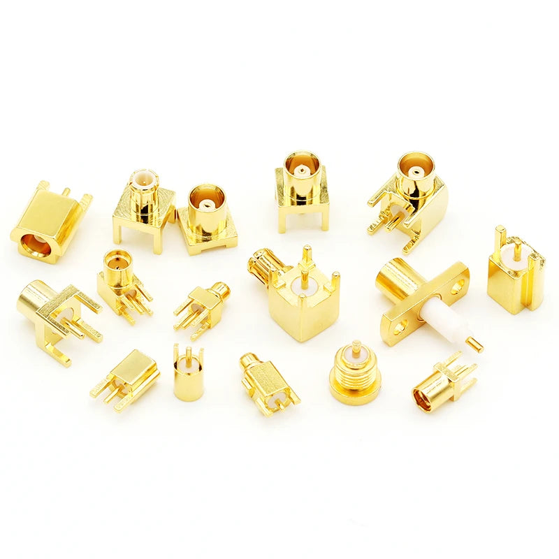 5PCS MCX-KE MCX-JE MCX-KWE MMCX-KE MMCX-JE MMCX-KWE MCX MMCX Male Female Socket PCB Board Socket Right Angle 90 Degree Connector