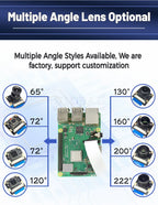 OV5647 Camera Module for Raspberry Pi 3B 4B 3B+ Adjustable Focus 120 130 200 160 Degree 3.6MM HD 5 Million Pixel Night Vision