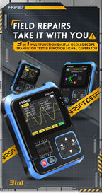 FNIRSI-1014D 1013D TC3 Oscilloscope 3-in-1 Dual Channel Input Signal Generator 100MHz * 2 Analog Bandwidth 1GSA/s Sampling Rate