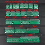 1pcs 4P-- 50P 0.5mm Pitch Connector SMT Adapter to 2.54mm 1.00 Inch Hole FPC FFC Cable Welded Board + Double Row Straight Pin