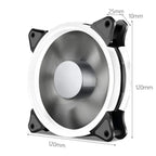 Computer 120mm LED Fan Cooler 120 mm Fan Cool Glare Red Blue Green White Cooler Fan For CPU Coolers Radiators